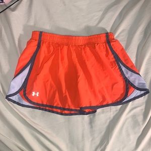Orange Under Armour Shorts